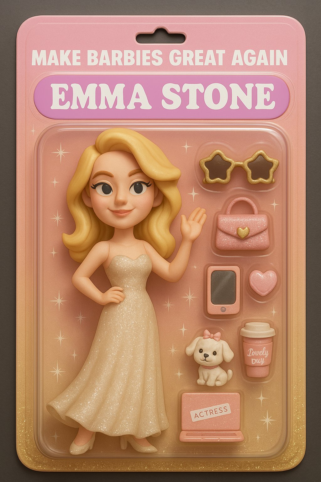 Text-generated Barbie style