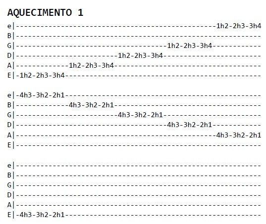 Exercício de aquecimento para fortalecer a mão esquerda