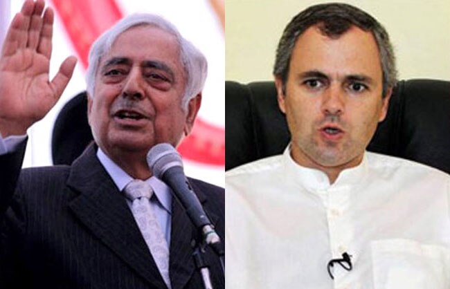 Mufti Mohammad Sayeed and Omar Abdullah