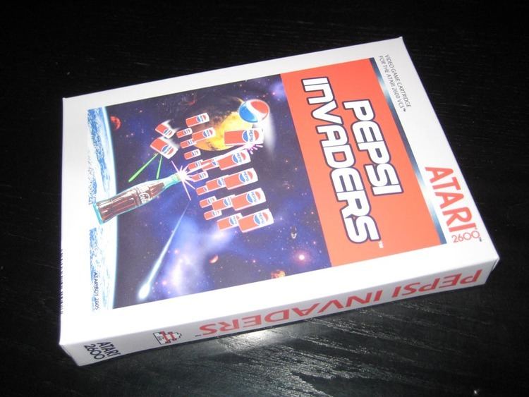 Pepsi Invaders RetroGamesShop Pepsi Invaders Reproduction Box Atari 2600