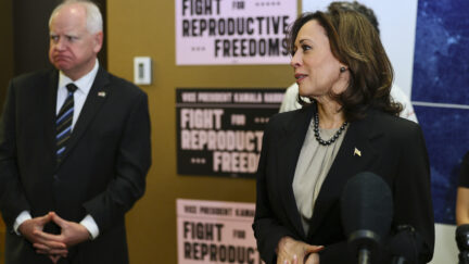 Tim Walz and Kamala Harris