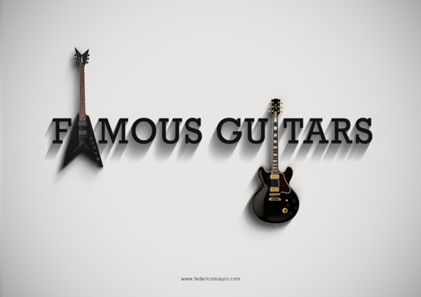 Famous Guitars - A series of Guitar Legends.