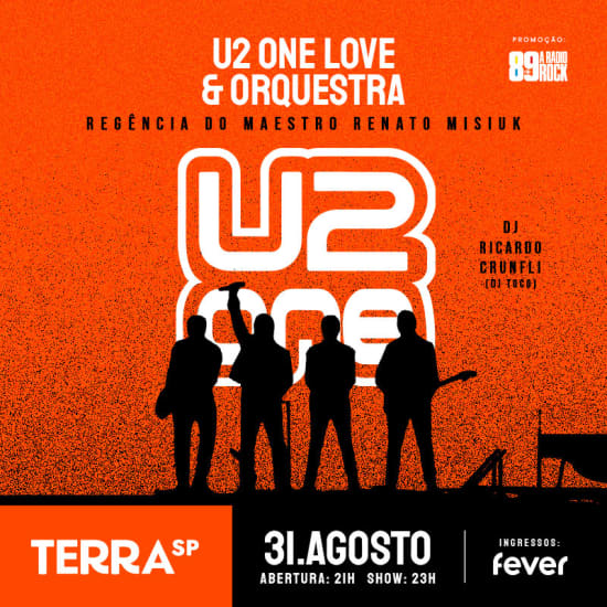 Show U2 One Love Experience e Orquestra Misiuk e DJ Ricardo da Toco