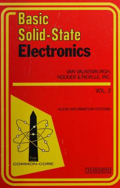 Cover of: Basic Solid State Electronics by Nooger & Neville Inc. Van Valkenburgh