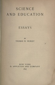 Cover of edition 1897scienceeduca00huxluoft