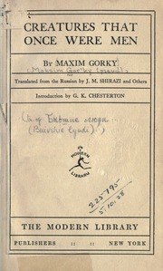 Cover of edition 1918creaturestha00gorkuoft