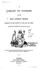 Cover of edition 37ALibraryOfFathersOfTheHolyCatholicV37