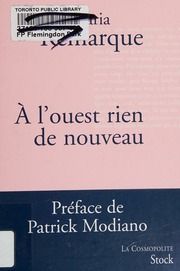 Cover of edition alouestriendenou0000rema