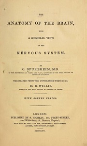 Cover of edition anatomyofbrainwi1826spur