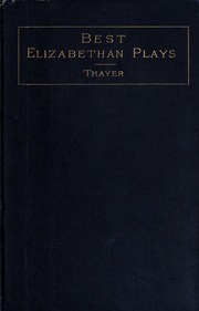 Cover of edition bestelizabethanp00thayrich