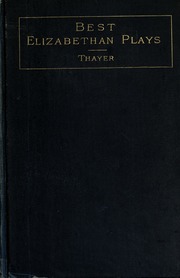 Cover of edition bestplays00thayrich