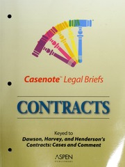 Cover of edition casenotelegalbri00case