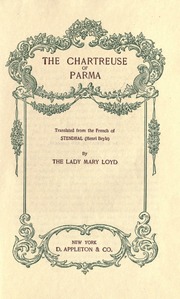 Cover of edition chartreuseofparm00steniala