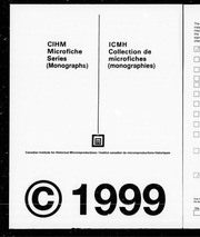 Cover of edition cihm_95140