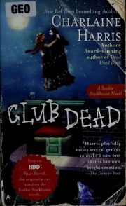 Cover of edition clubdead00harr_0