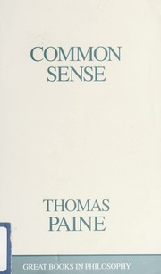 Cover of edition commonsense00pain_3