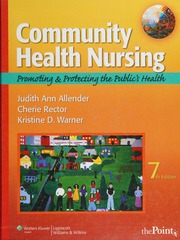 Cover of edition communityhealthn0000alle_n1o1