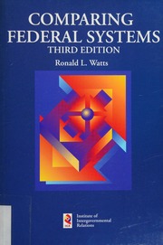 Cover of edition comparingfederal0000watt_d8b9