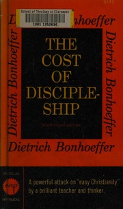 Cover of edition costofdisciplesh0000bonh_l2t9