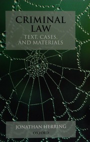 Cover of edition criminallawtextc0000herr