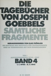 Cover of edition dietagebuchervon0004goeb