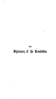 Cover of edition diplomacyrevolu00tresgoog