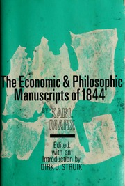 Cover of edition economicphilosop00marx