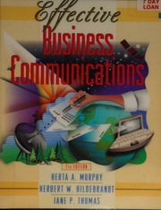 Cover of edition effectivebusines0000murp_y8v0