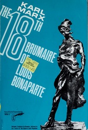 Cover of edition eighteenthbrumai00marx