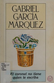 Cover of edition elcoronelnotiene0000garc