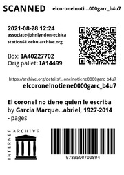 Cover of edition elcoronelnotiene0000garc_b4u7