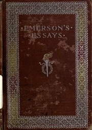 Cover of edition essaysemersonrw00emeriala