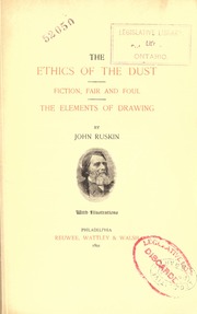 Cover of edition ethicsofthedust00ruskuoft