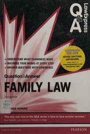 Cover of edition familylawquestio0000herr