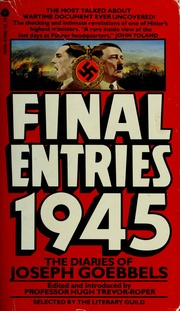 Cover of edition finalentries194500goeb