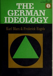 Cover of edition germanideologypa00marx