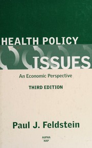 Cover of edition healthpolicyissu0000feld