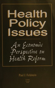 Cover of edition healthpolicyissu0000feld_a5m2