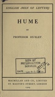 Cover of edition humehuxl00huxluoft