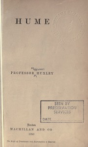 Cover of edition humeletters00huxluoft