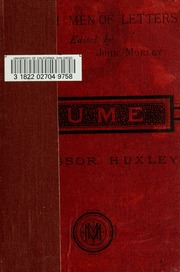 Cover of edition humethom00huxl