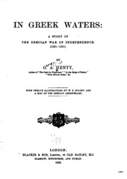 Cover of edition ingreekwatersas00hentgoog