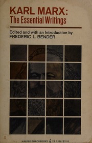 Cover of edition karlmarxessentia0000marx