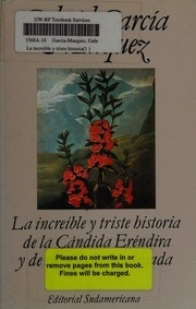 Cover of edition laincreibleytris0000garc_d6f9