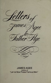 Cover of edition lettersofjamesag00agee_2