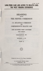 Cover of edition longtermcareacce00unit