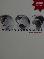 Cover of edition macroeconomics0000blan_a3z6_5ed