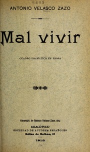 Cover of edition malvivircuadrodr00vela