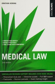 Cover of edition medicallaw0002herr