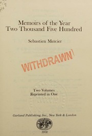 Cover of edition memoirsofyeartwo0000merc